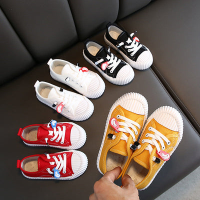 Autumn Korean Style Children's Candy-colored Canvas Shoes gogodiggity