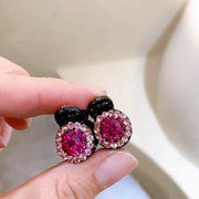 2pcs/set cute small crystal hair clip for women mini hairclip girls bangs hairpin kids claw clip set hair pin  hair accessories gogodiggity