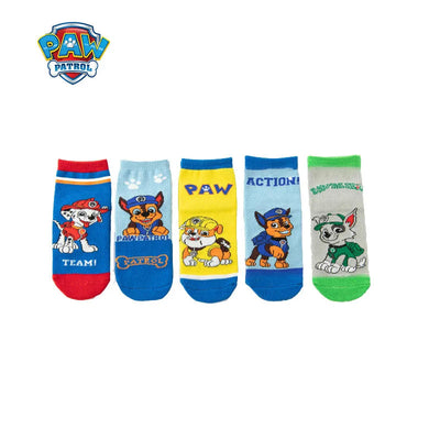5 Pairs Paw Patrol Kids Socks Cotton Boys Cute Cartoon Socks for Children Baby Casual Socks Autumn Soft Clothing Accessories New gogodiggity