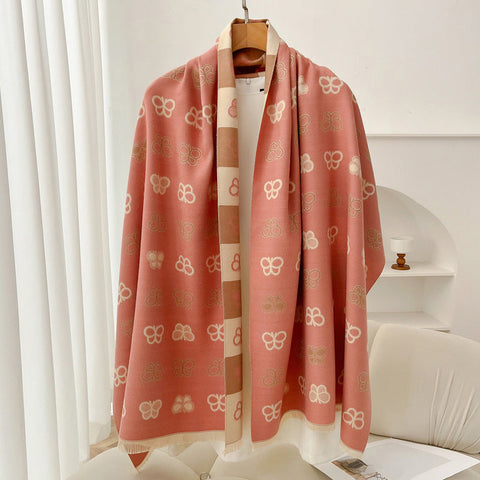 Retro High Sense Artificial Cashmere Scarf gogodiggity