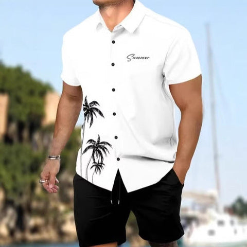 3D Digital Printing Shirt Short Sleeve Shorts Suit gogodiggity