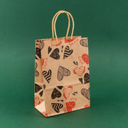 StoBag, Valentine's Day Kraft Paper Gift Bags, for wedding, Reusable, Perfect for Romantic Gifts and Special Occasions, 12/30 gogodiggity