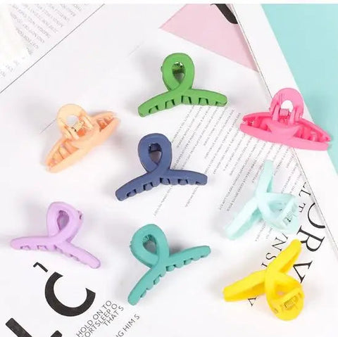 4.4CM New Solid Colour 3PCS/Set Candy Colour Small Cross Grip Clip Hairpin Barrettes for Kid Women Girl Accessories Headwear gogodiggity