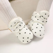 Winter New Baby Socks Boy Girl Shoes Flower Toddler Walkers Booties Cotton Comfort Soft Anti-slip Thicken Warm Newborn Shoes gogodiggity