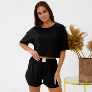 Pajamas Comfortable Sexy Shorts Home Wear Suit Can Be Worn Outside Cross-border gogodiggity
