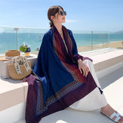 Sun-proof All-matching Shawl Beach Travel Dual-use Outdoor Beach Towel gogodiggity