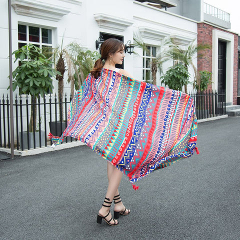 Ethnic Style Scarf Summer And Autumn Long Korean Style Scarf
