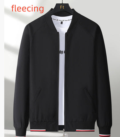 Men's Casual Business Baseball Uniform Fashion All-match One-piece Sleeve gogodiggity