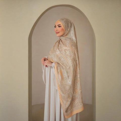 Cashew Printed Ethnic Style Scarf Shawl For Women gogodiggity