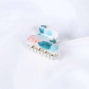 Acrylic Floral Sweet Small Hair Claw Clips Women Girls Plastic Print Crab Barrettes Clips Hair Clamps Hairpins Hair Accessories gogodiggity