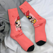 The Powerpuff Girls Stockings Couple Socks Soft Trendy Socks Winter Cycling Non Slip Graphic Socks Gift gogodiggity