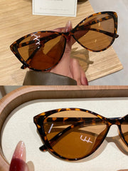 2025 Lady Cat-Eye Sunglasses High-End Acetate Petite Frame UV400 ProtectionWomen’s Shades Fashion Sunglasses gogodiggity