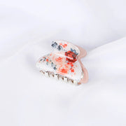 Acrylic Floral Sweet Small Hair Claw Clips Women Girls Plastic Print Crab Barrettes Clips Hair Clamps Hairpins Hair Accessories gogodiggity