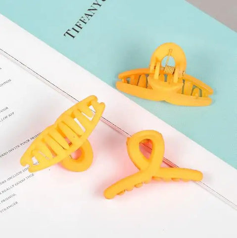 4.4CM New Solid Colour 3PCS/Set Candy Colour Small Cross Grip Clip Hairpin Barrettes for Kid Women Girl Accessories Headwear gogodiggity