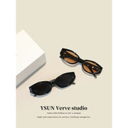 2024 New GM Sunglasses Women, Cat Eye Narrow Frame High-End Acetate DADA Sunglasses UV400 Protection gogodiggity
