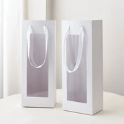 10 Packs Elegant Floral Tote Bag for bouquets-Ideal for Valentine's Day, Christmas and Special Occasions-Durable Paper Gift Wrap gogodiggity