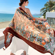 Sun-proof All-matching Shawl Beach Travel Dual-use Outdoor Beach Towel gogodiggity
