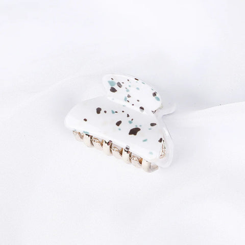 Acrylic Floral Sweet Small Hair Claw Clips Women Girls Plastic Print Crab Barrettes Clips Hair Clamps Hairpins Hair Accessories gogodiggity