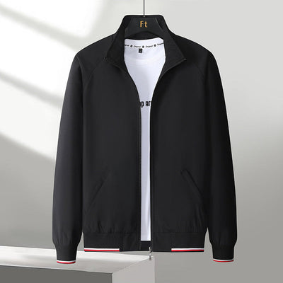 Men's Casual Business Baseball Uniform Fashion All-match One-piece Sleeve gogodiggity