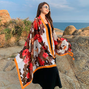 Sun-proof All-matching Shawl Beach Travel Dual-use Outdoor Beach Towel gogodiggity