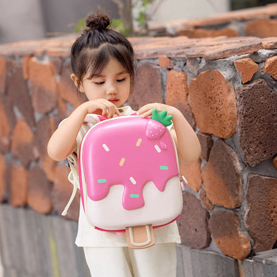 Cute Cartoon Kids Backpack Ice-cream Shape Baby Bag Kindergarten School Bag Boys Girls Toddler Backpack Children Accessories gogodiggity