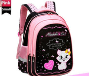 Kids School Cute Cat Print Backpack gogodiggity