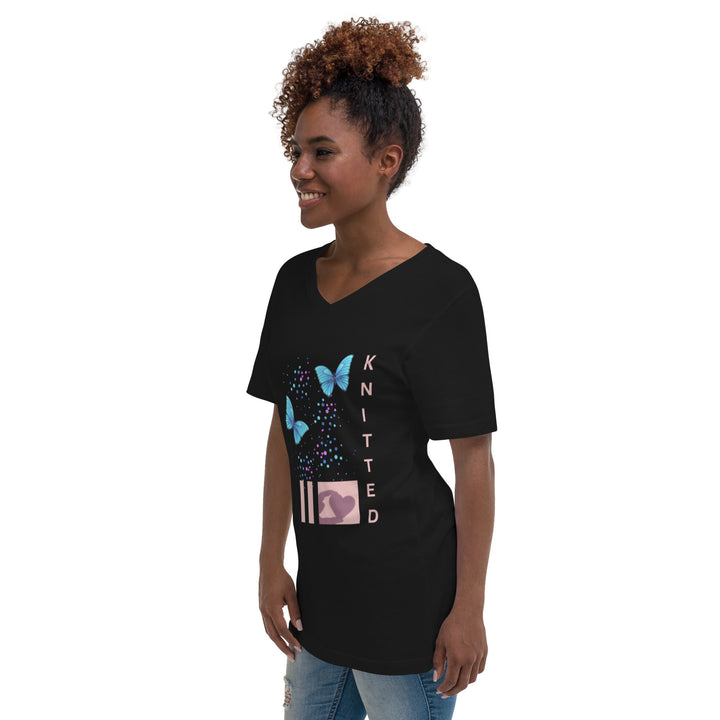 Unisex Short Sleeve V-Neck T-Shirt gogodiggity