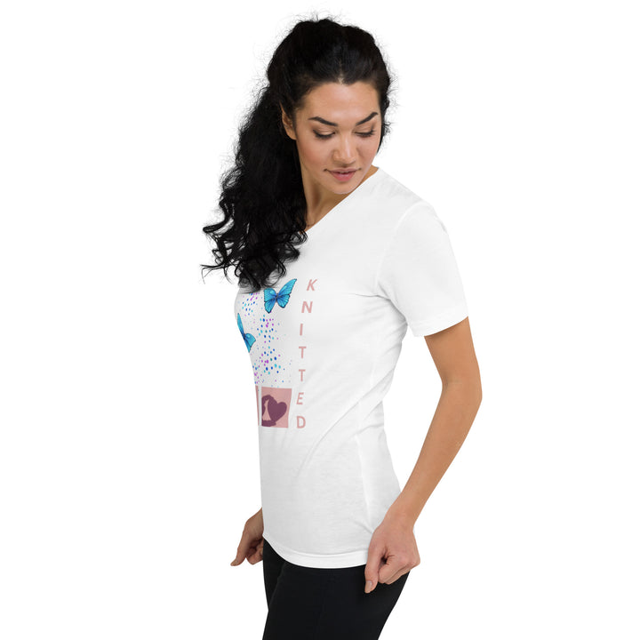 Unisex Short Sleeve V-Neck T-Shirt gogodiggity