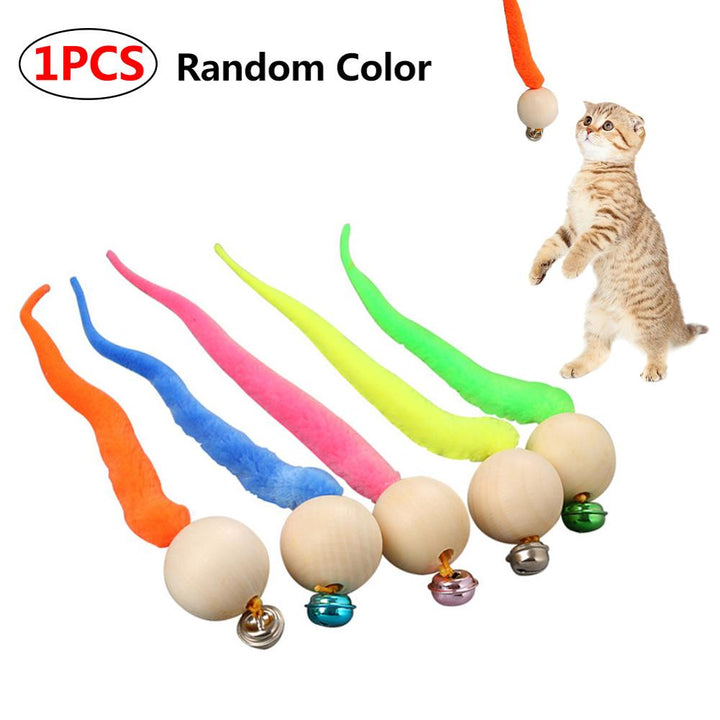 Smart Interactive Cat Toy Colorful LED Self Rotating Ball With Catnip Bell and Feather Toys USB Rechargeable Cat Kitten Ball Toy gogodiggity