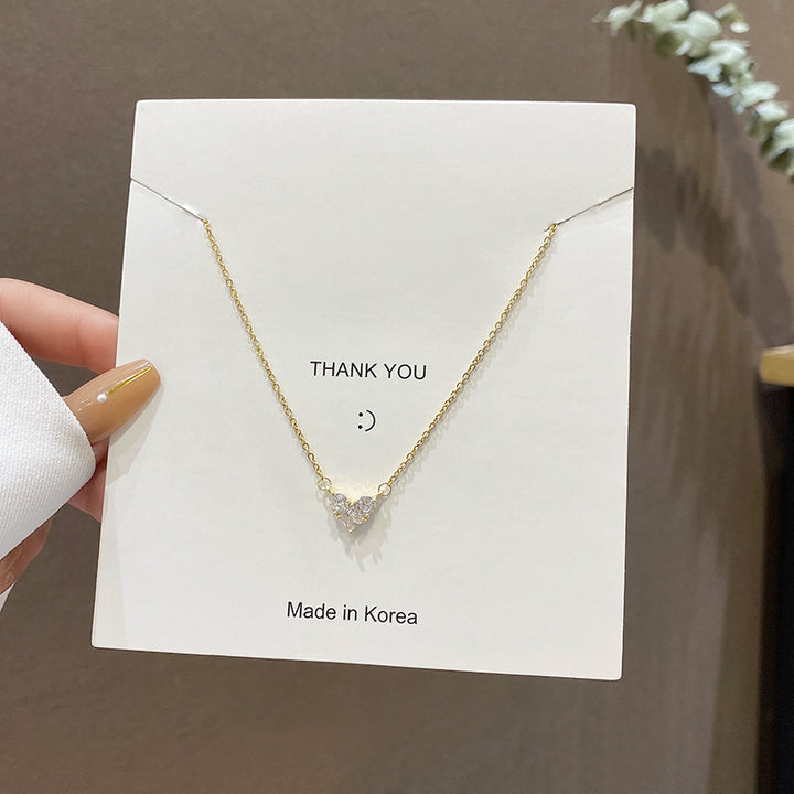 European and American retro titanium necklace female designed high-grade pearl pendant INS style wild lock bone chain jewelry gogodiggity